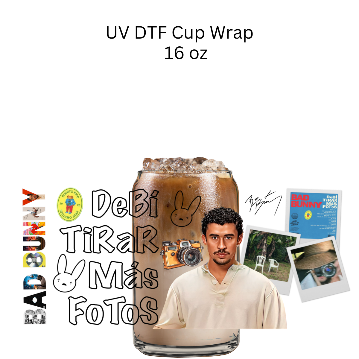Good Bunny UV DTF Wrap