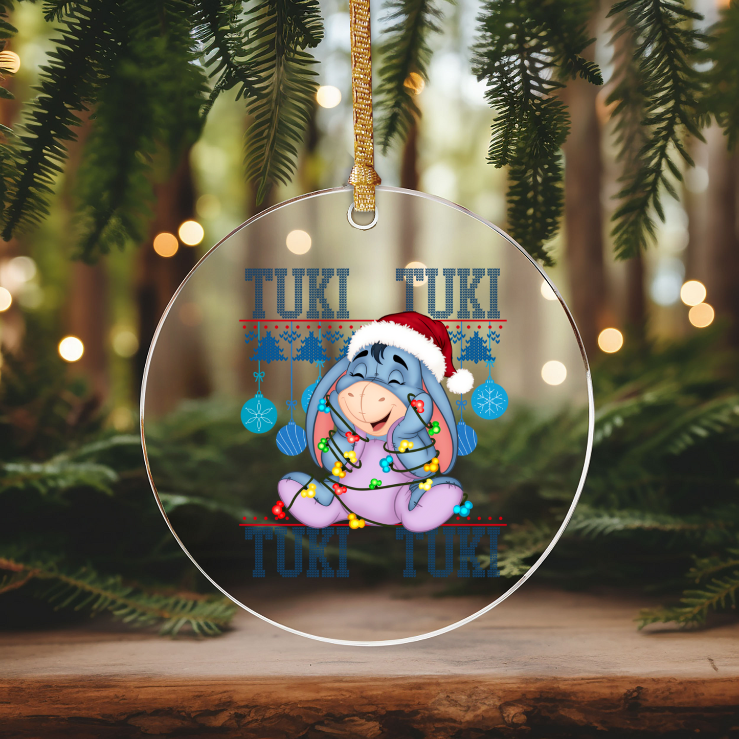 GOOD Tuki Tuki Ornament Size UV DTF DOUBLE SIDED