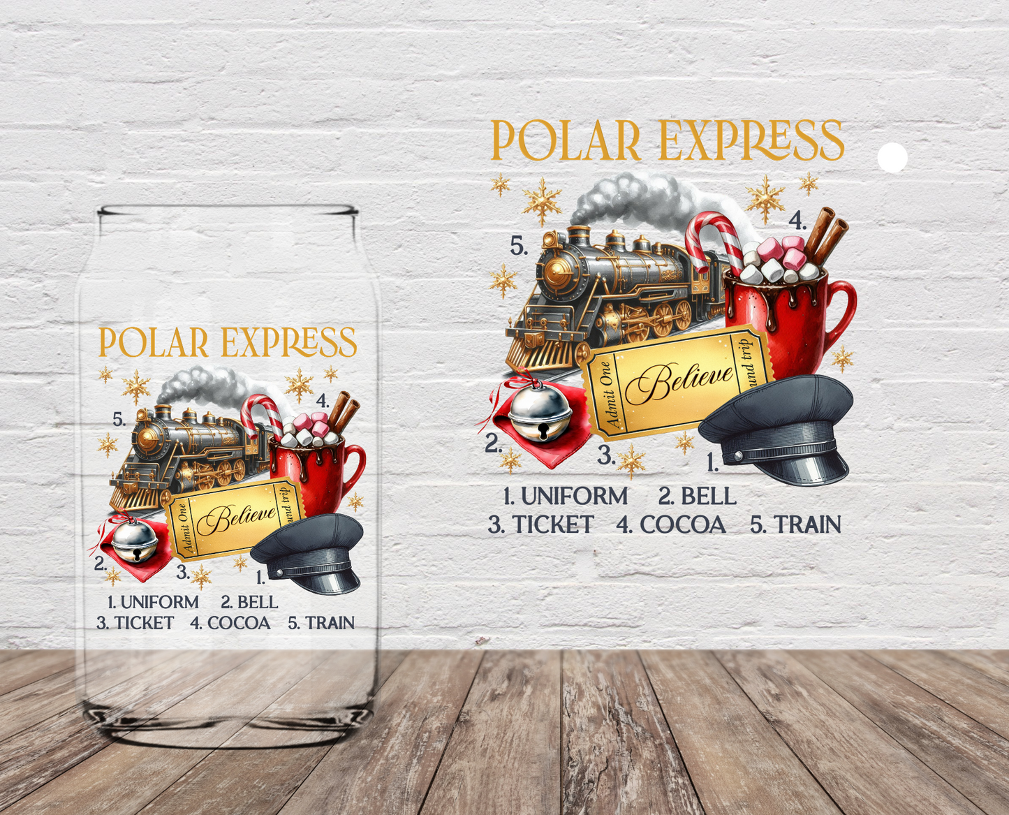 GOOD Polar Express 4" UV DTF