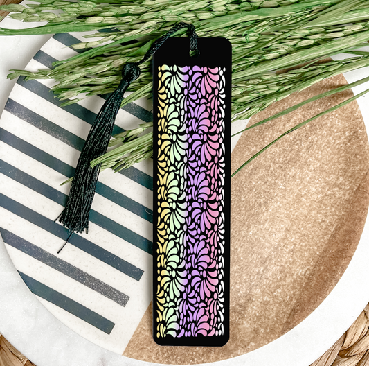 Talavera Pastel Rainbow UV Bookmark DOUBLE SIDED