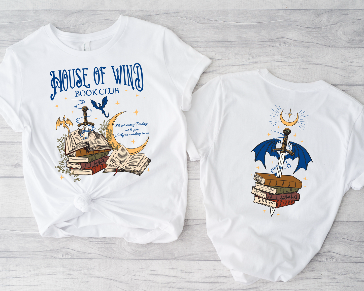 House Of Wind Bookclub DTF Transfer SET