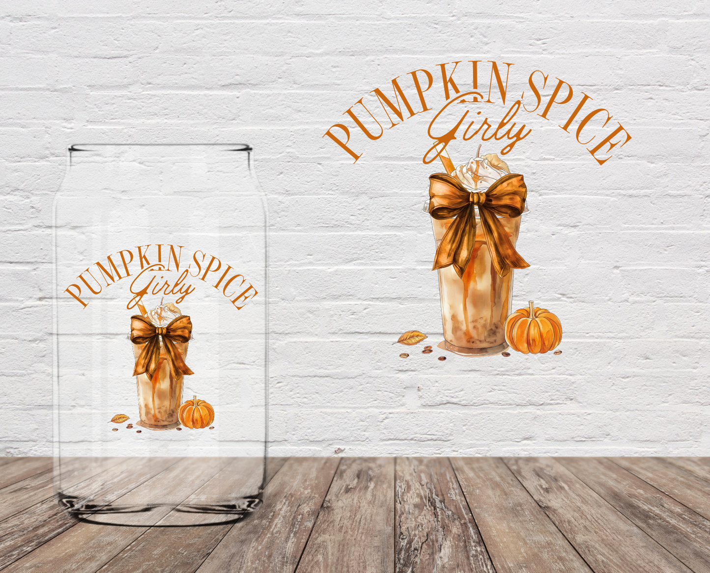 GOODPumpkin Spice Girly 4" UV DTF