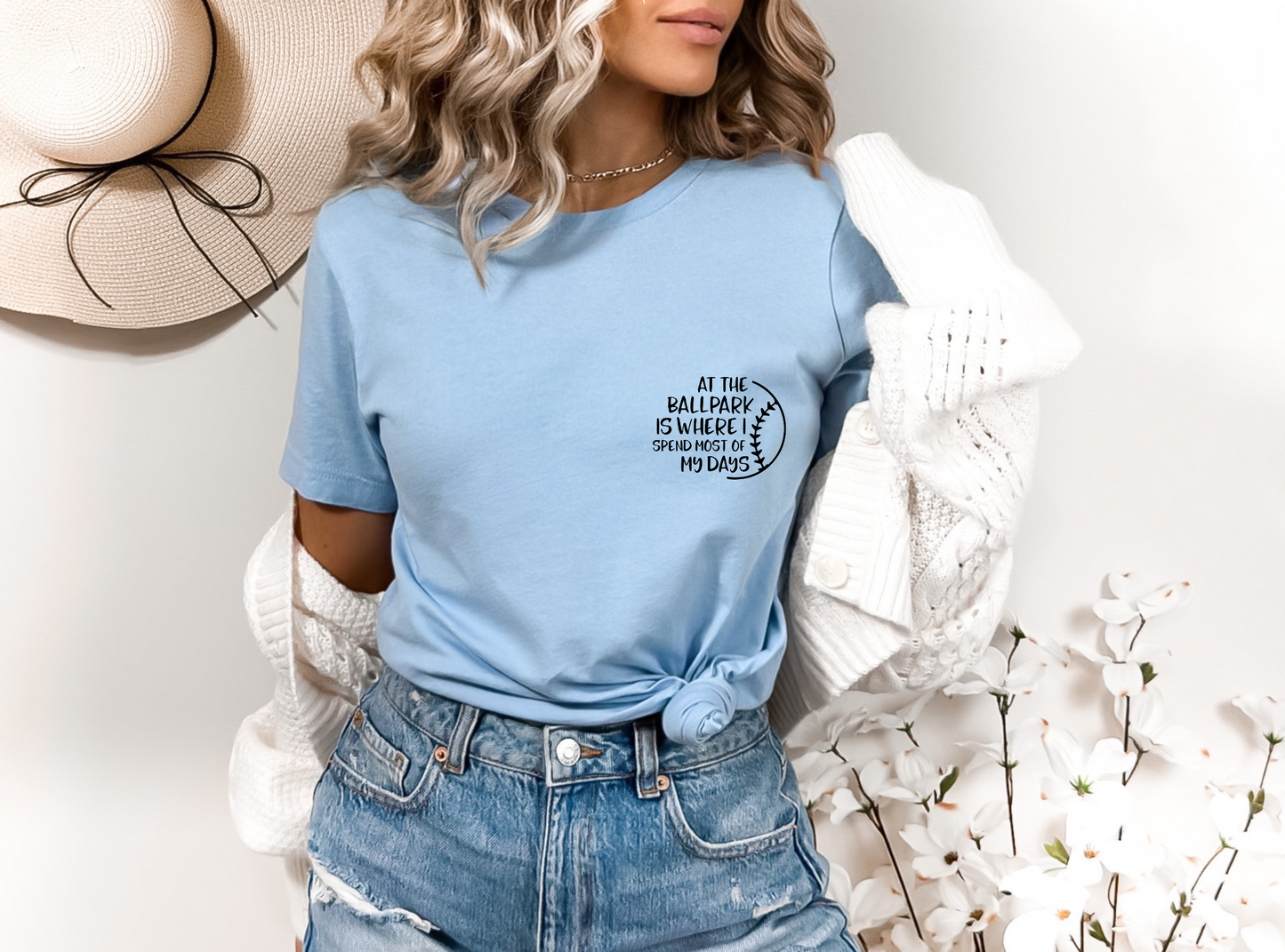 AT The Ballpark (BLACK) SINGLE COLOR DTF TRANSFER