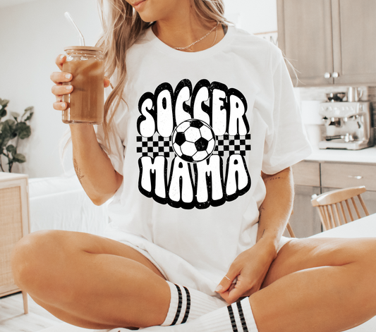 Soccer Mama Checkers DTF Transfer