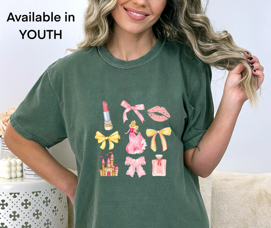 Magical Pink Dress & Her Things DTF Transfer