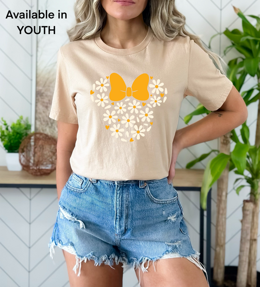 Magical Daisies Face DTF Transfer