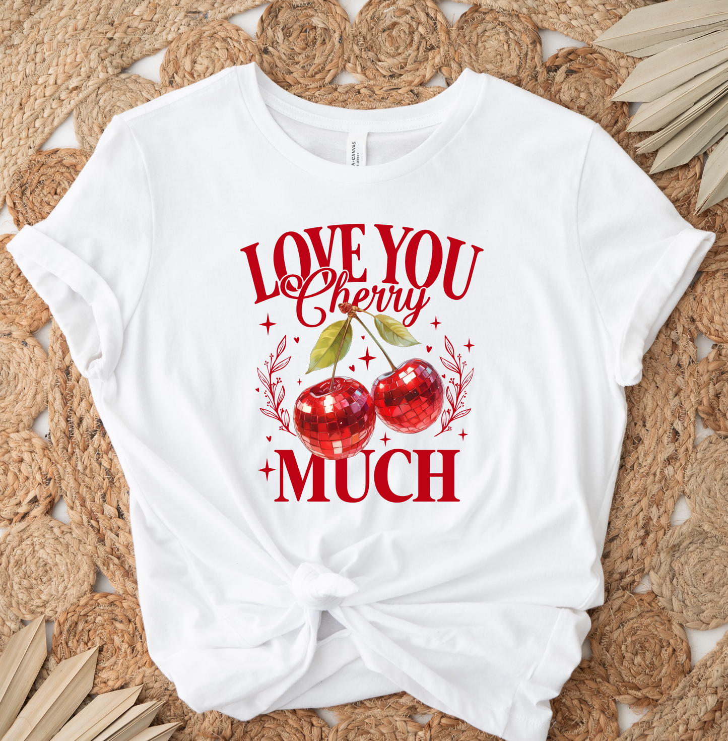 GOOD Love You Cherry Much DTF TRANSFER