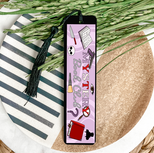 Mystery Book Club UV DTF Bookmark DOUBLE SIDED