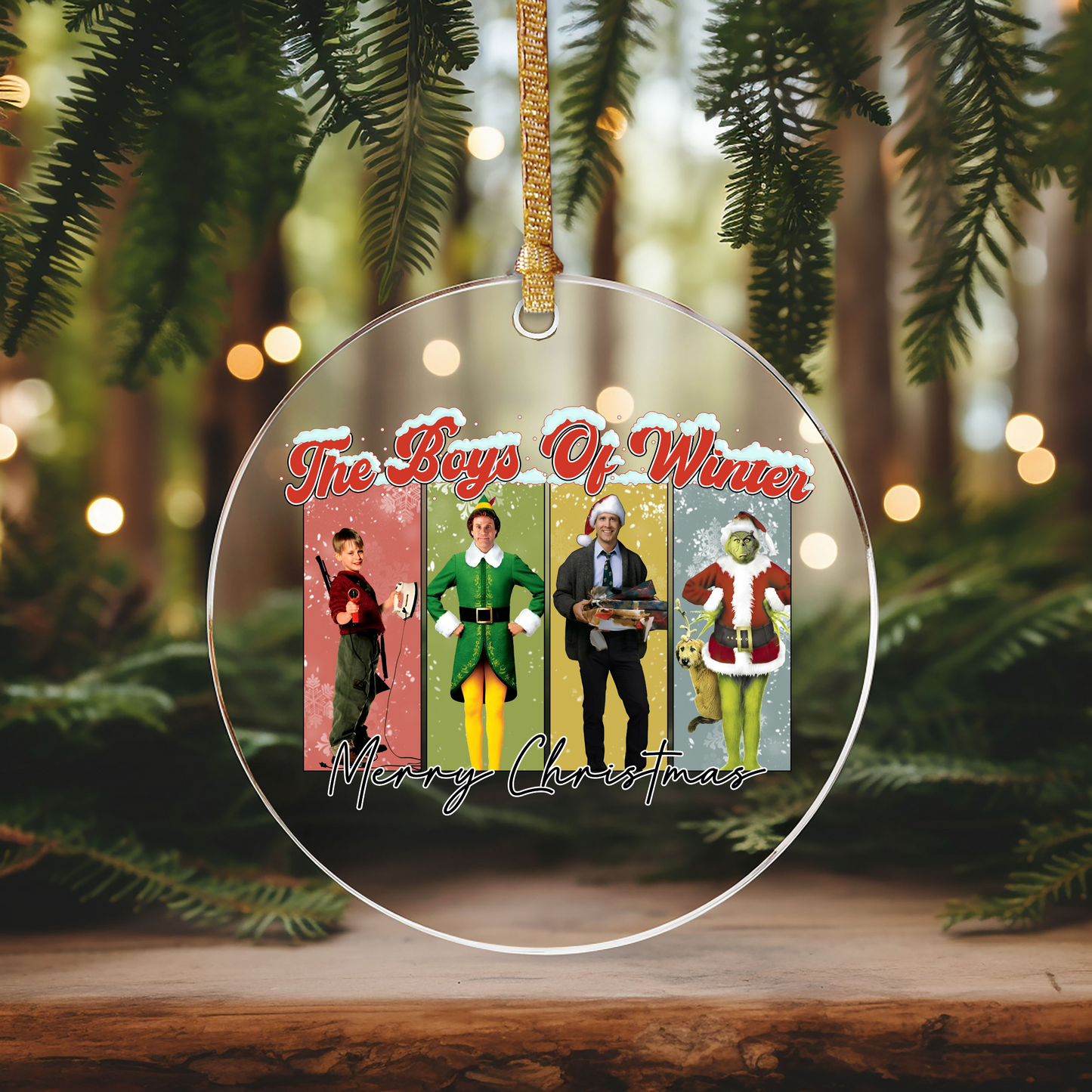 GOOD The Boys Of Winter Ornament Size UV DTF DOUBLE SIDED