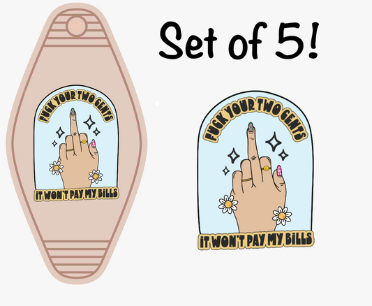 Two Cents (MOTEL KEYCHAIN)