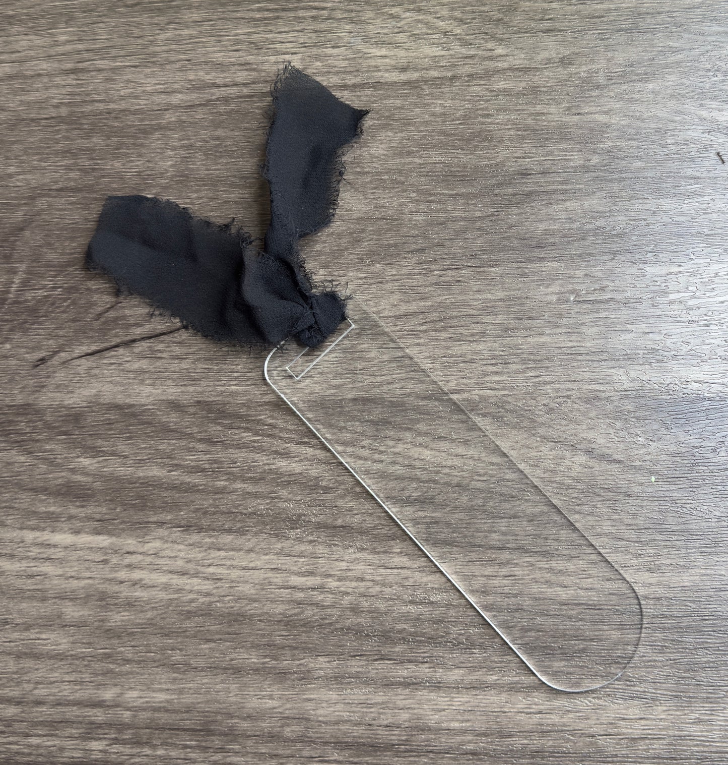 NEW Clear Bookmarks with Ribbon