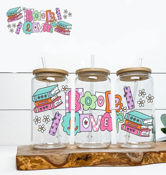 Book Lover Stack UV DTF DOUBLE SIDED