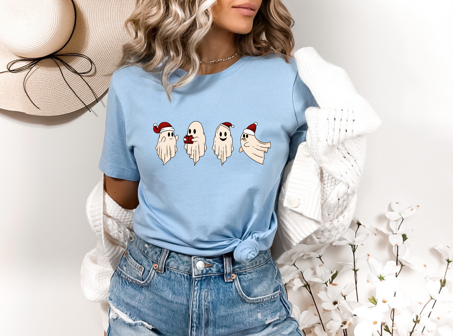 GOOD Four Friendly Christmas Ghosts DTF