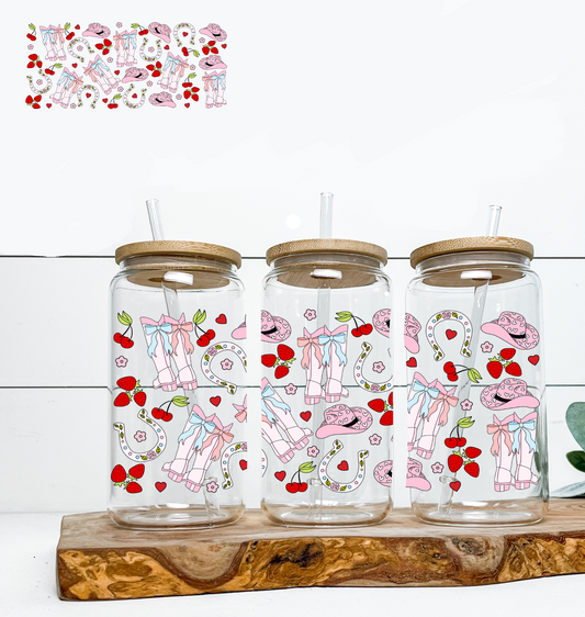 Cowgirl Romance UV DTF DOUBLE SIDED