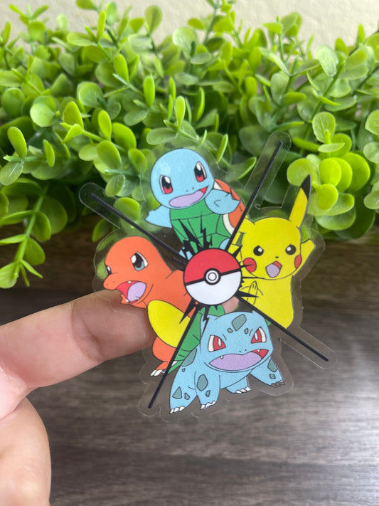 Poke Clear Vinyl Sticker