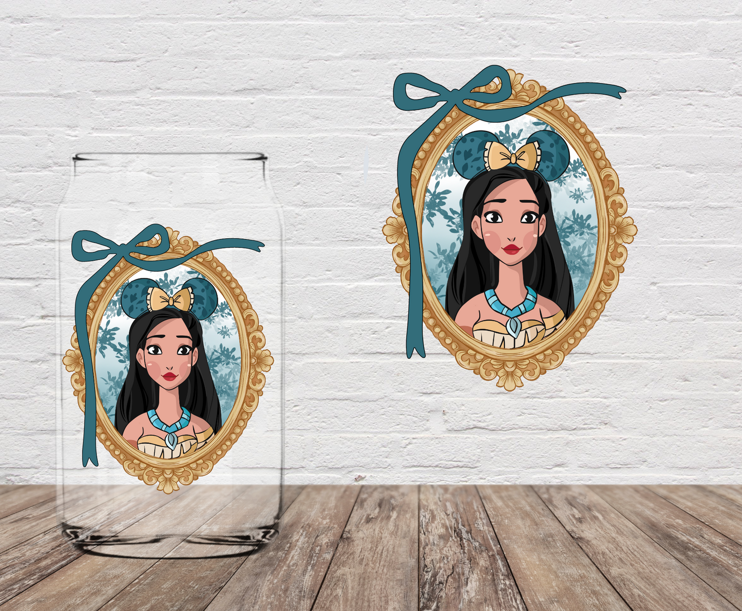 Pocahontas Girl 4" UV DTF