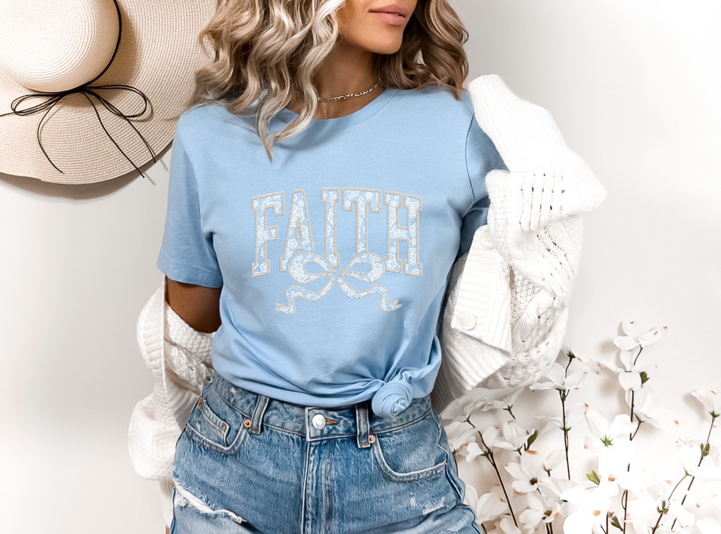 Faith Lace DTF TRANSFER