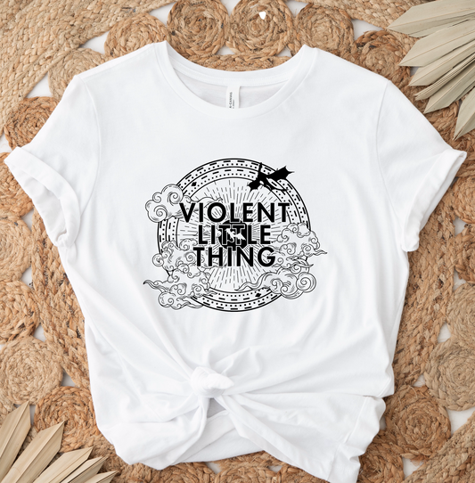 Violent Little Things (BLACK) SINGLE COLOR DTF TRANSFER