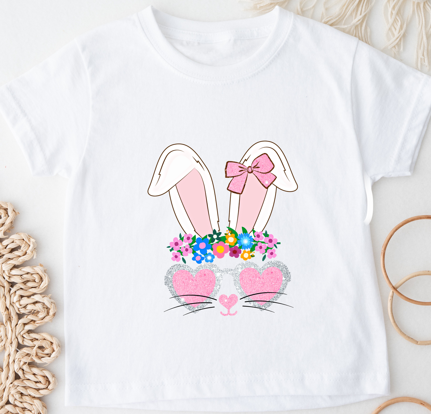 YOUTH Glitter Bunny Ears DTF Transfer