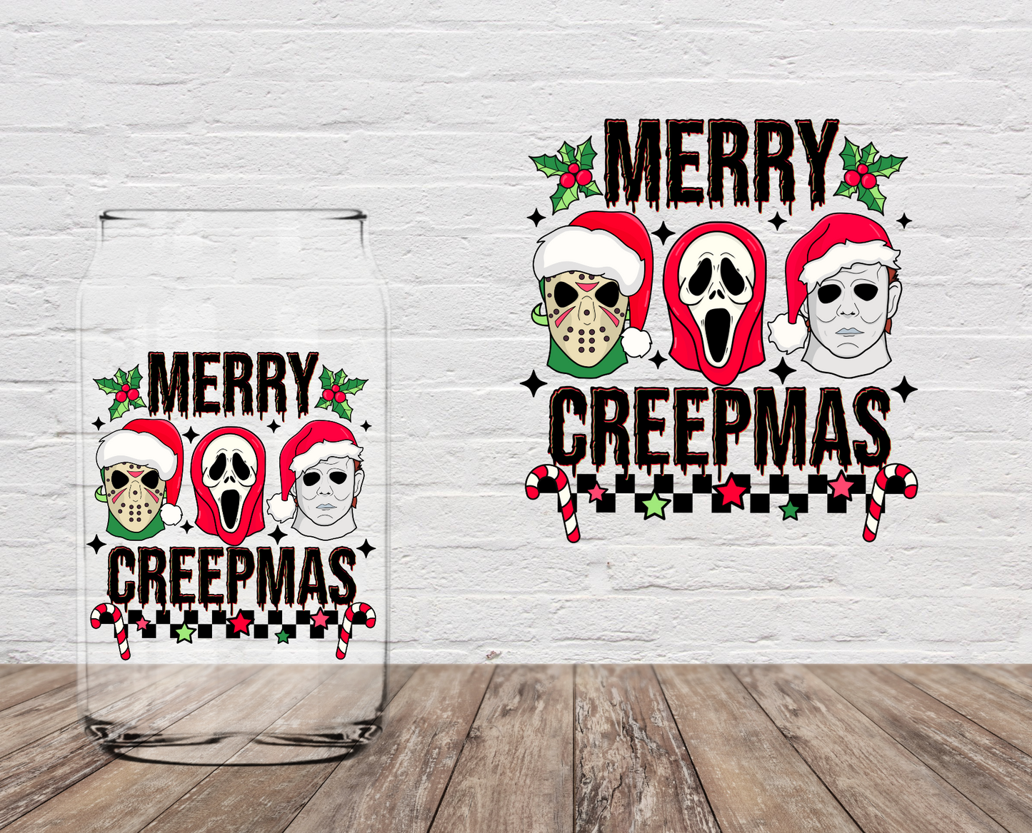 GOOD Merry Creepmas 4" UV DTF