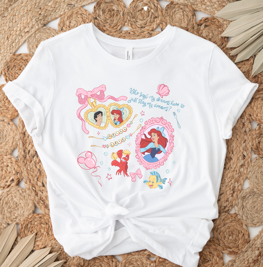 Mermaid Pastel Colors DTF TRANSFER