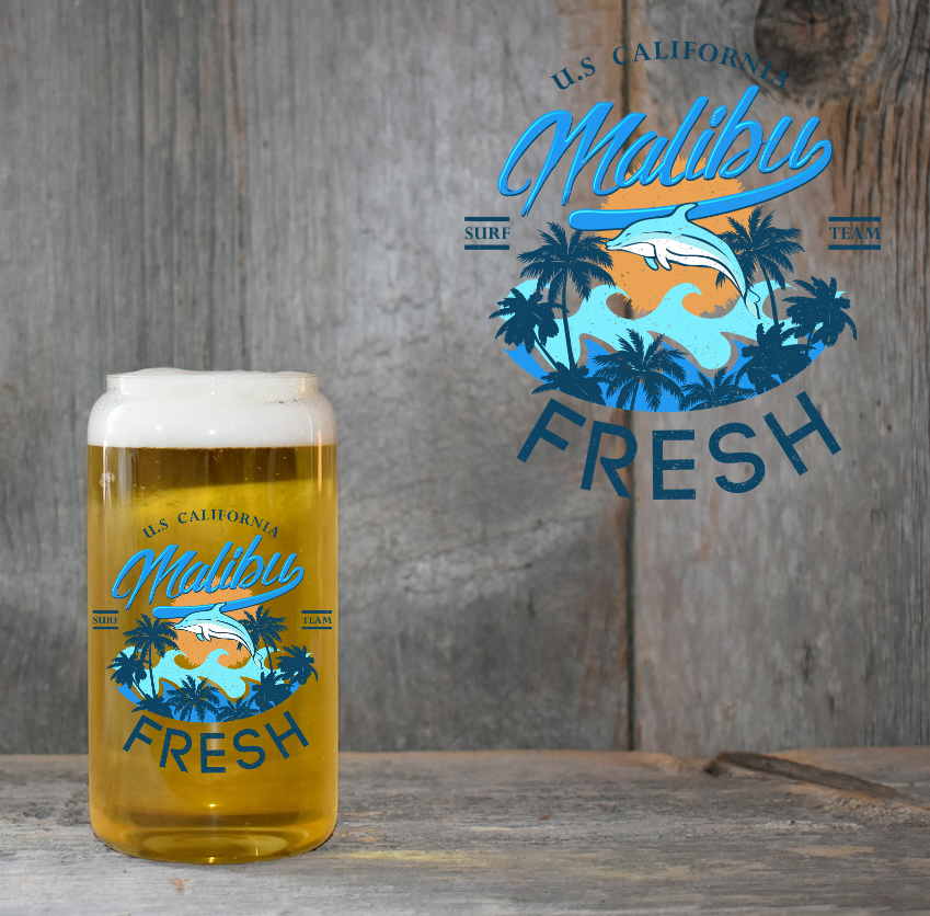 Malibu Fresh 4" UV DTF
