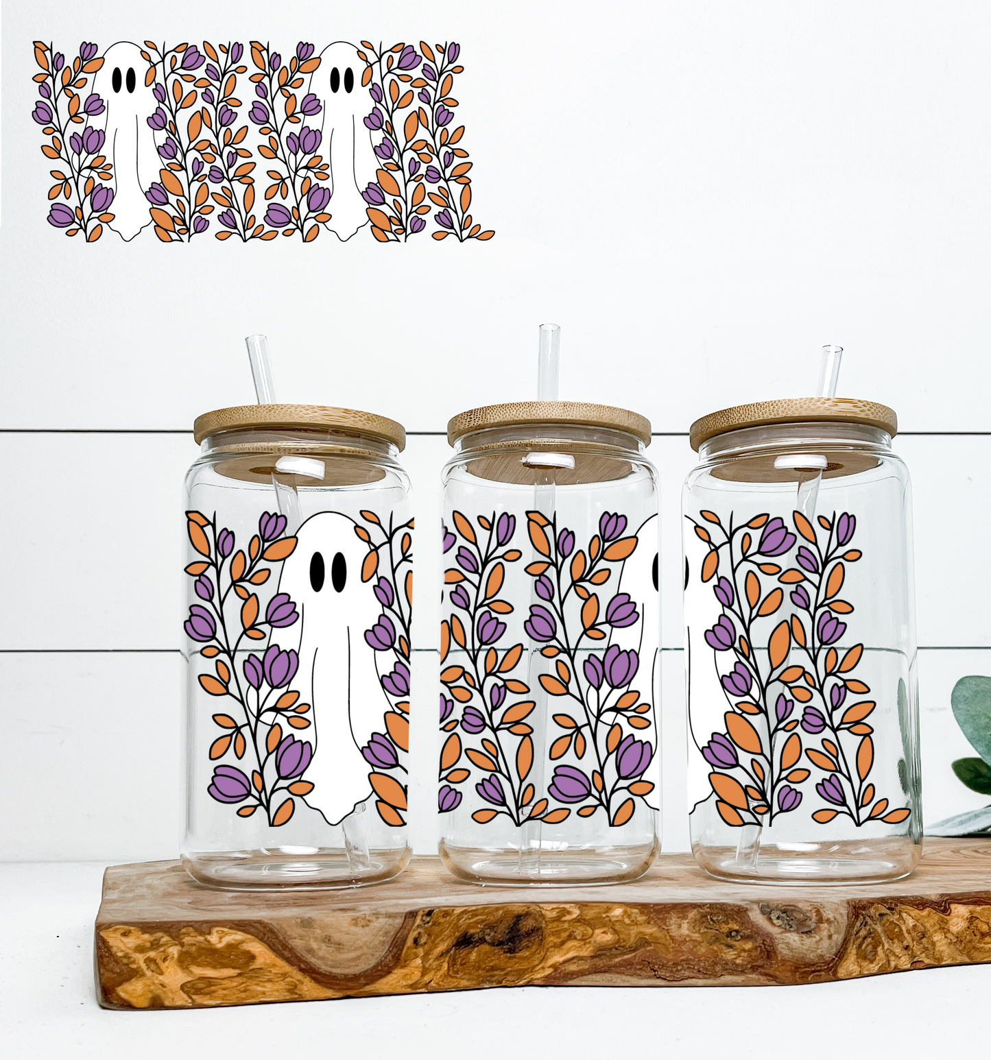 Hiding Ghost 16oz UV DTF