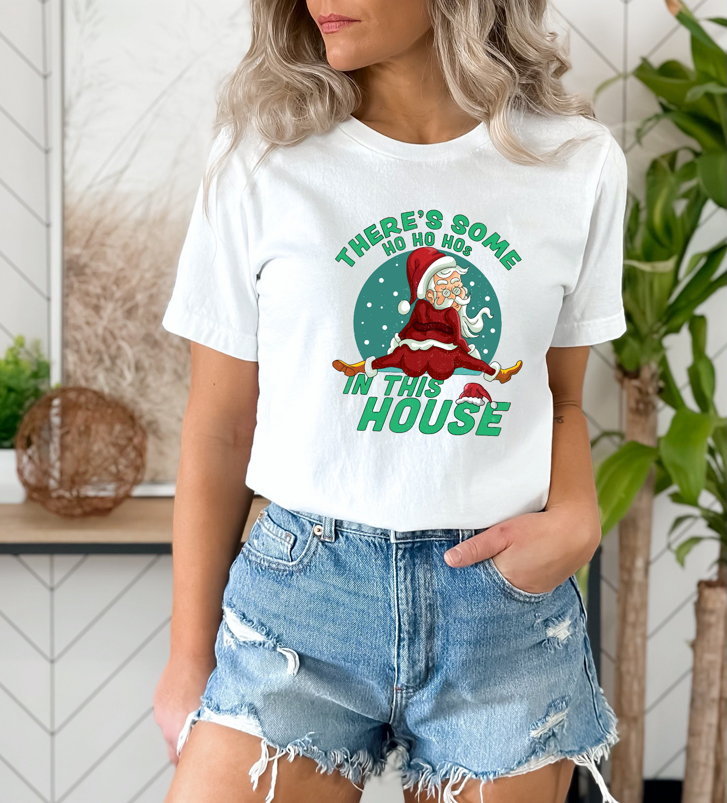 Theres Some Ho Ho Ho In This House DTF SEASONAL