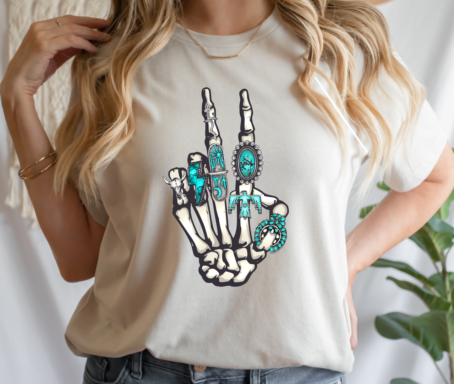Western Teal Rings LAST CHANCE DTF