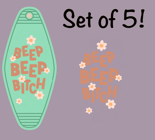 Beep Beep B! UV (MOTEL KEYCHAIN)