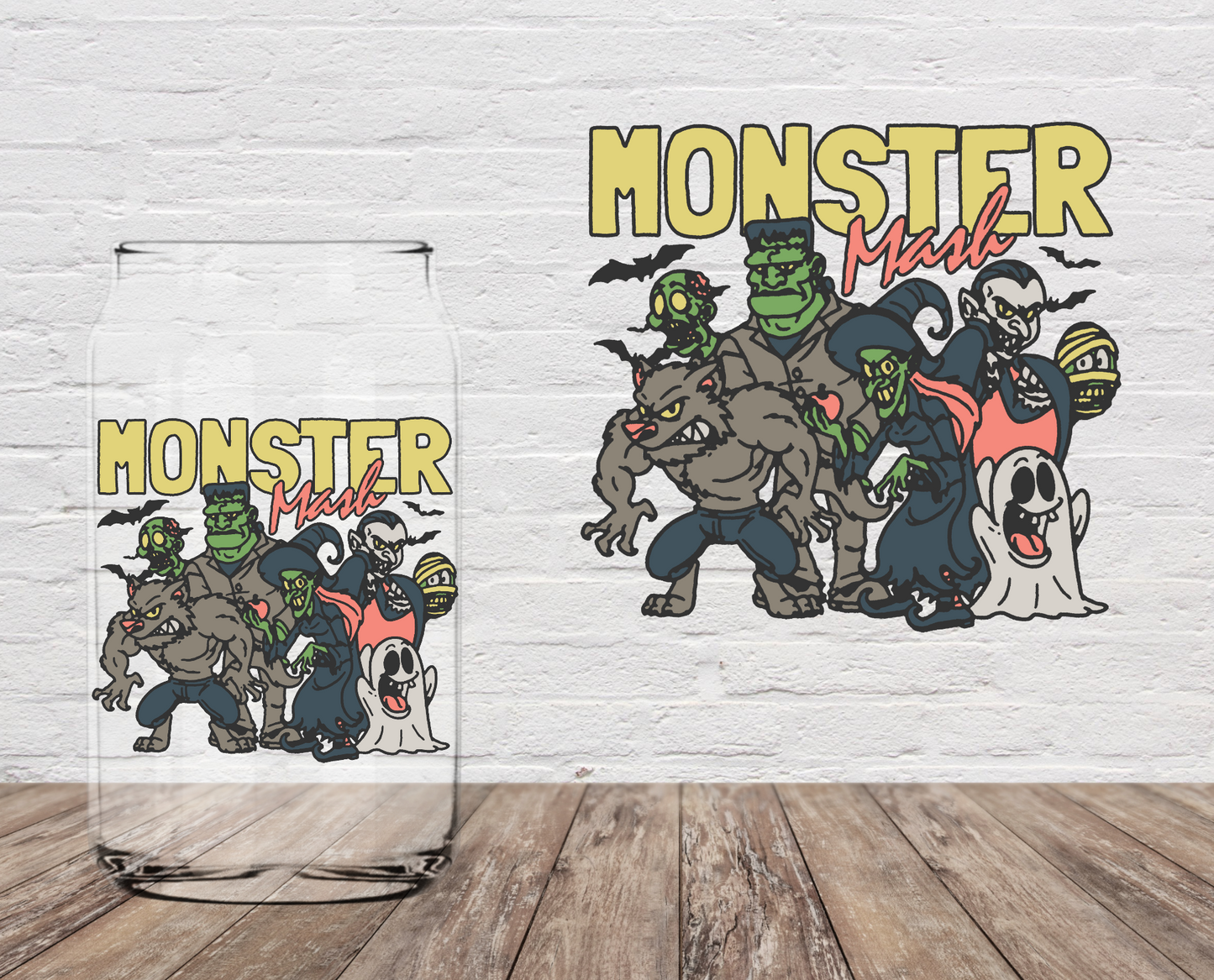Monster Mash 4" UV DTF SEASONAL