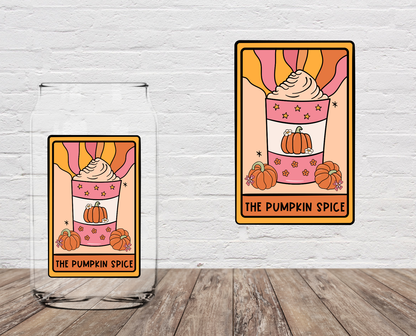 The Pumpkin Spice SEASONAL 4" UV DTF