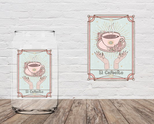 El Cafecito  4" UV DTF LAST CHANCE