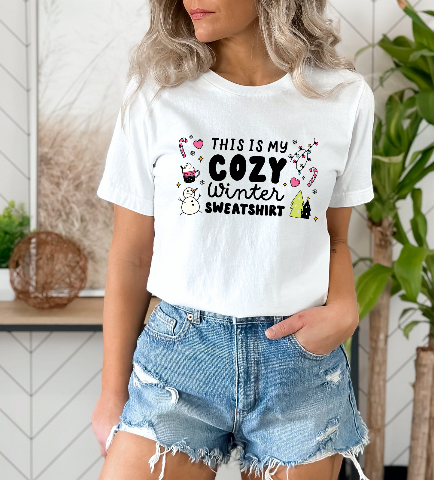 DRAFT This Is My Cozy Winter Sweatshirt DTF Transfer