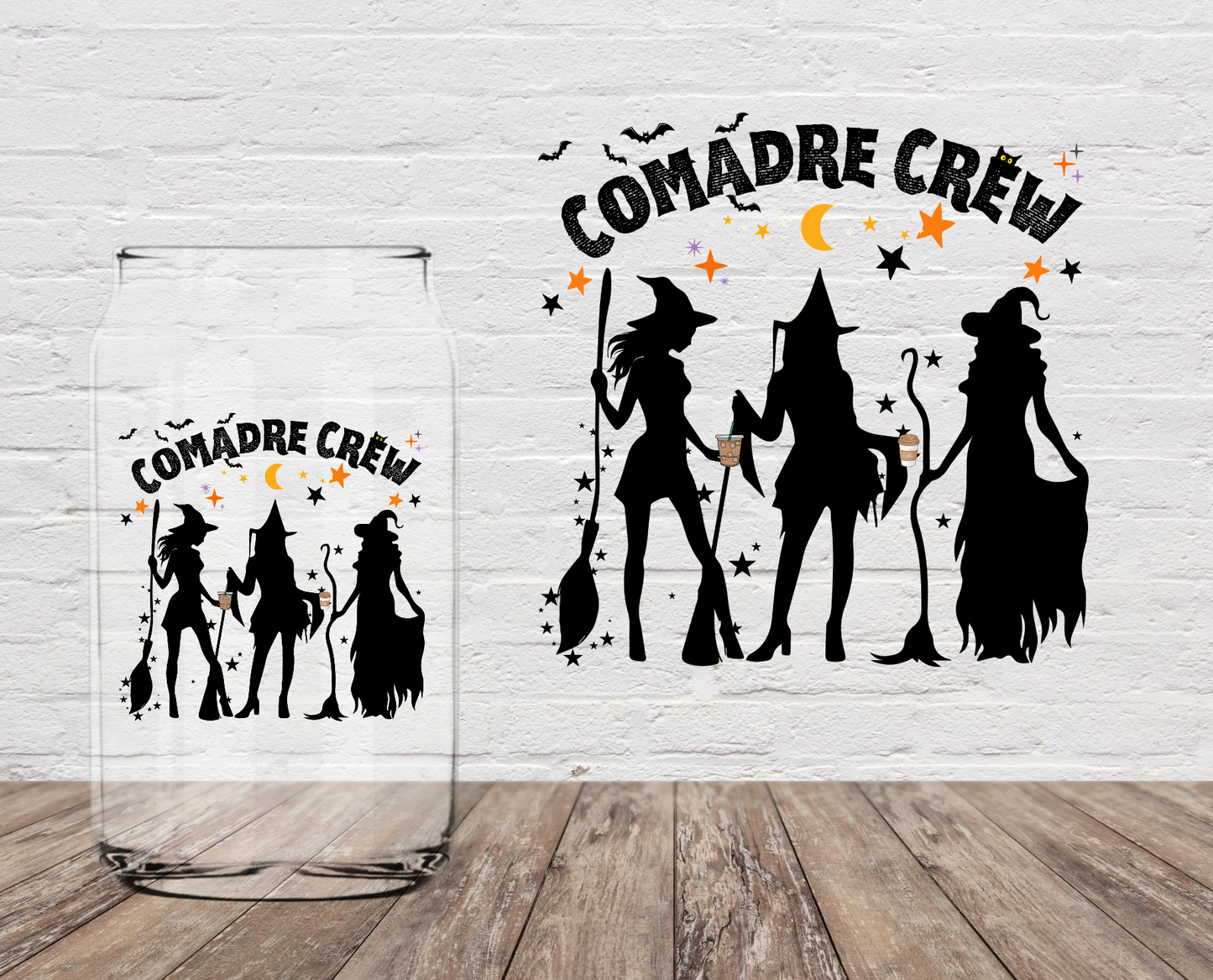 Comadre Crew 4" UV DTF SEASONAL