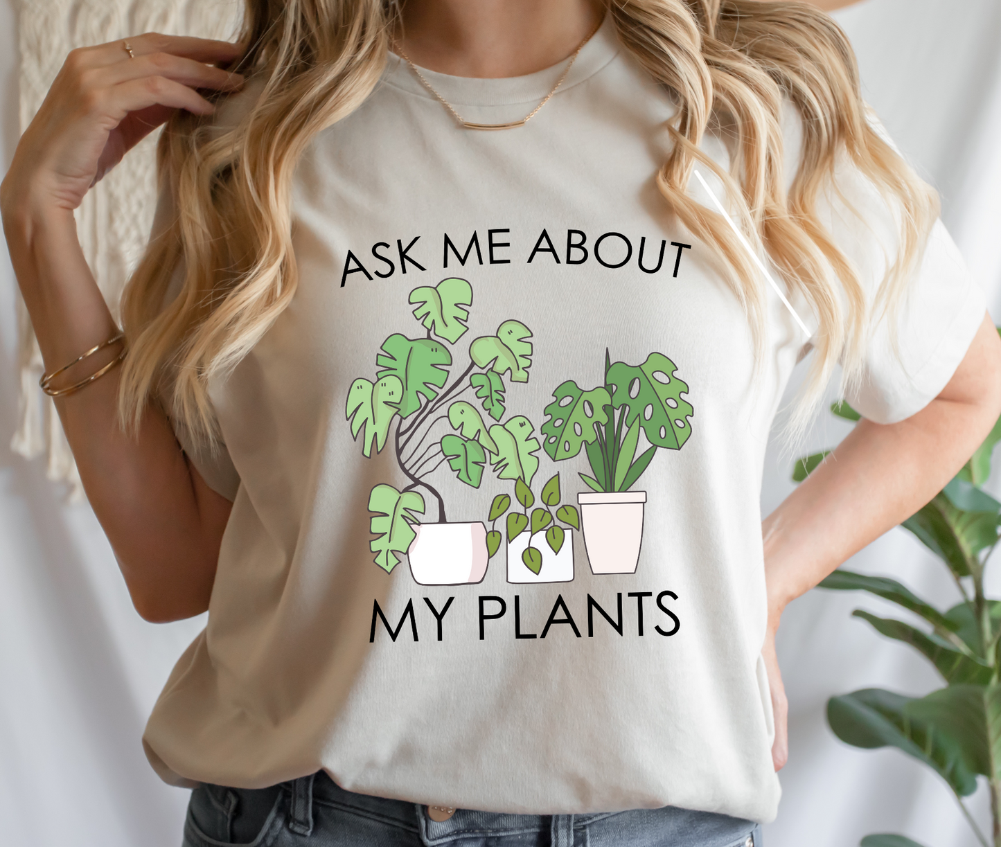 Ask Me About My Plants DTF Transfer