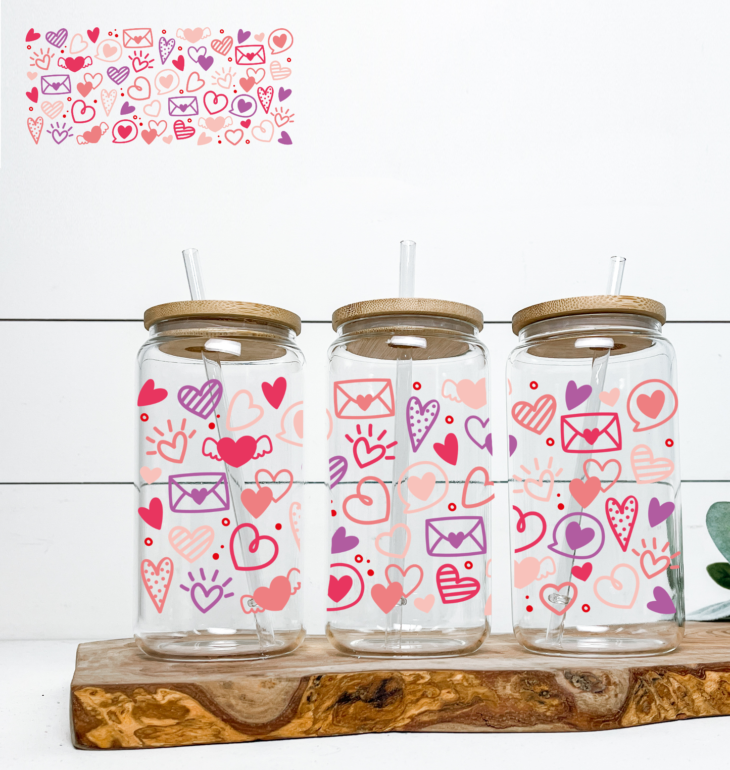 Valentines Things UV DTF Wrap
