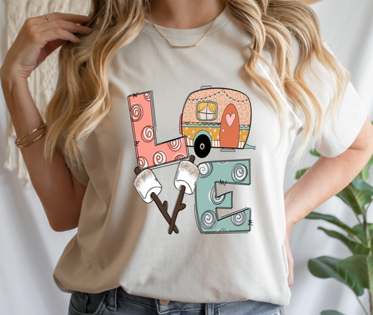 Love Camping DTF Transfer