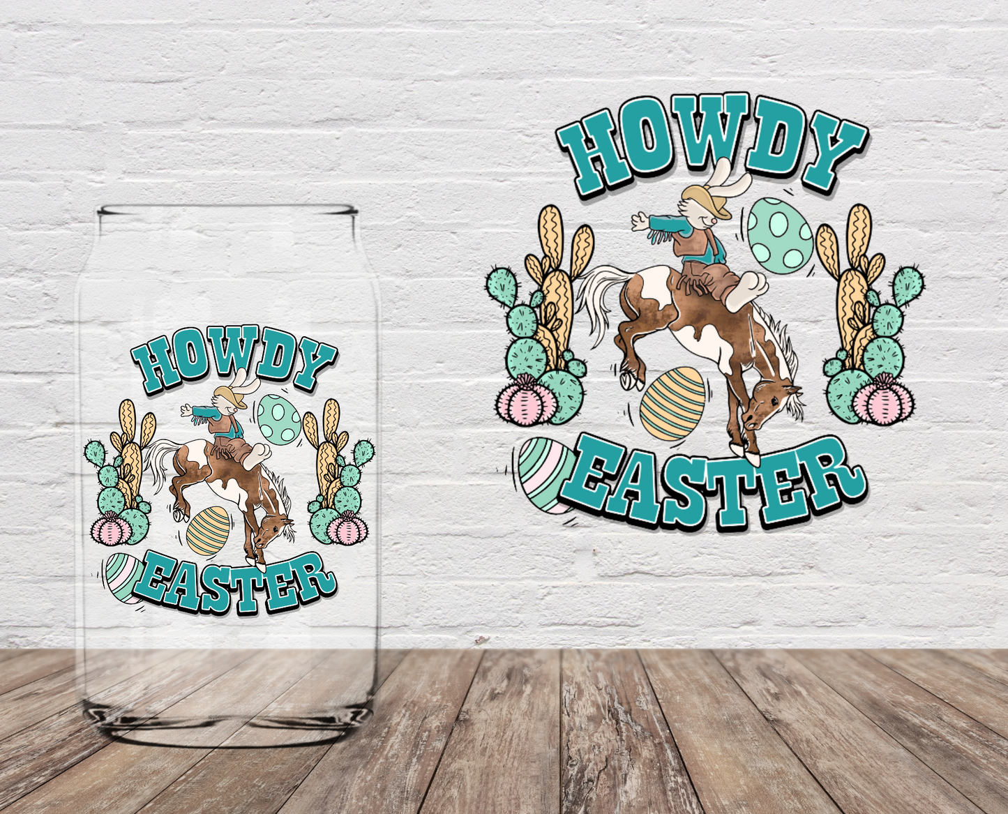 Howdy Easter 4" UV DTF