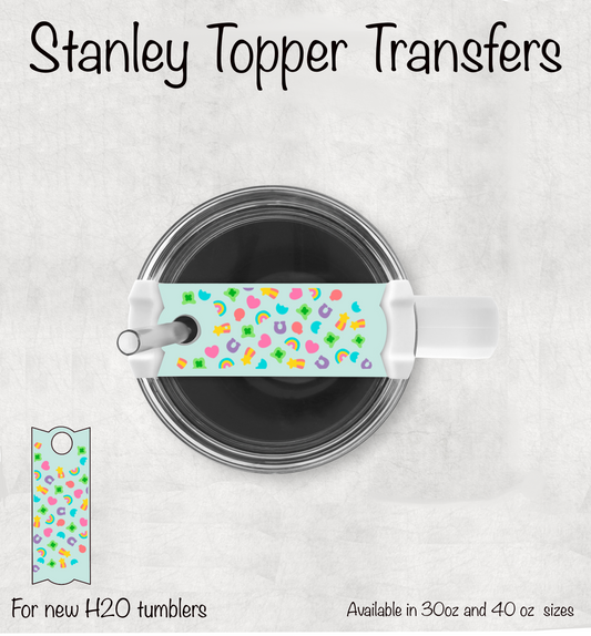 Lucky Tumbler Topper UV Dtf