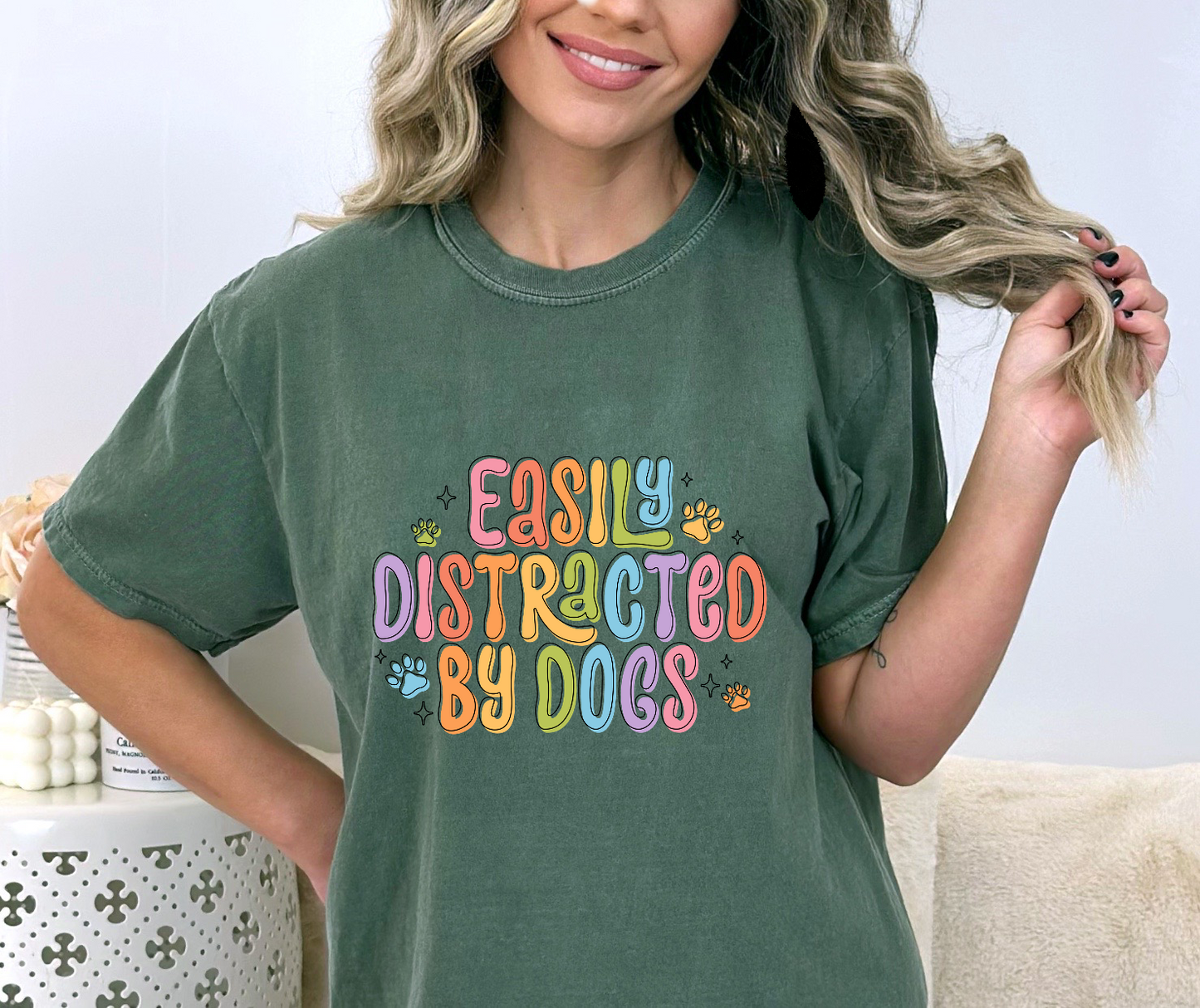 Easily Distracted By Dogs DTF