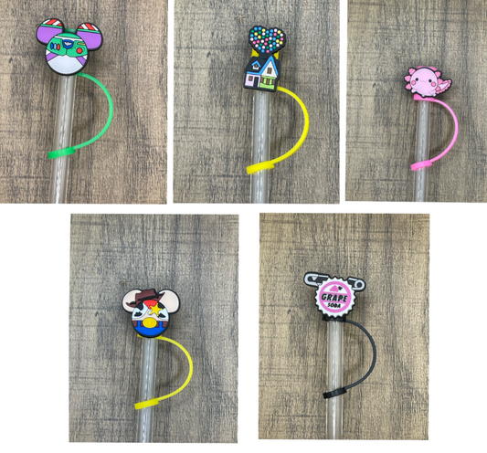 NEW 10 mm Silicone Straw Topper