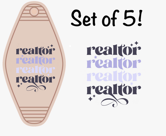Realtor (MOTEL KEYCHAIN)