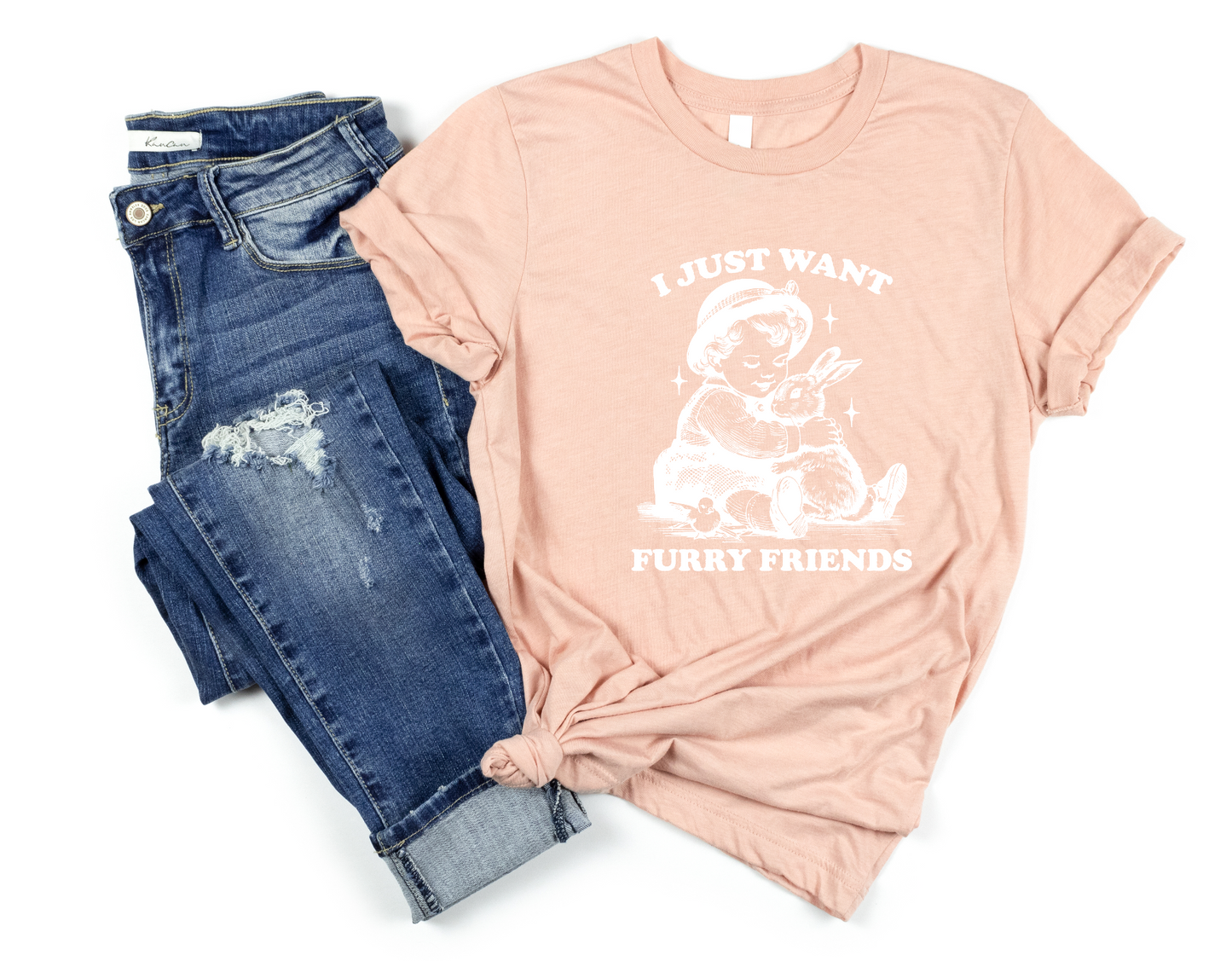 I Just Want Furry Friends Screen Print LAST CHANCE