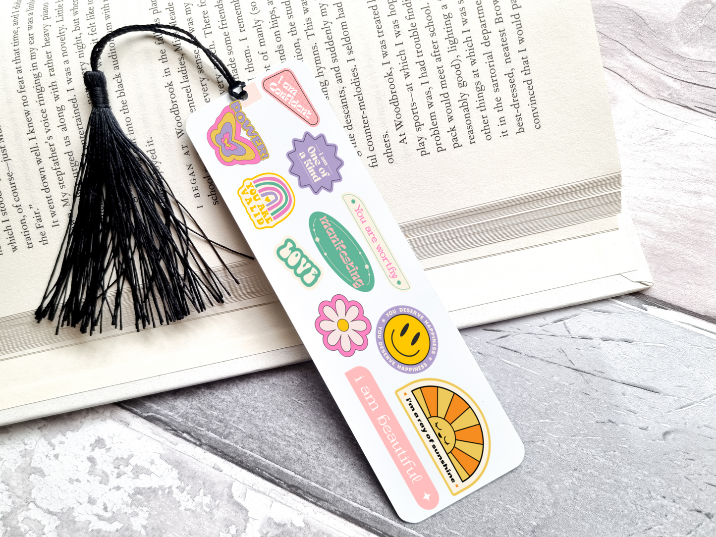 Affirmation Bookmark UV DTF Transfer LAST CHANCE