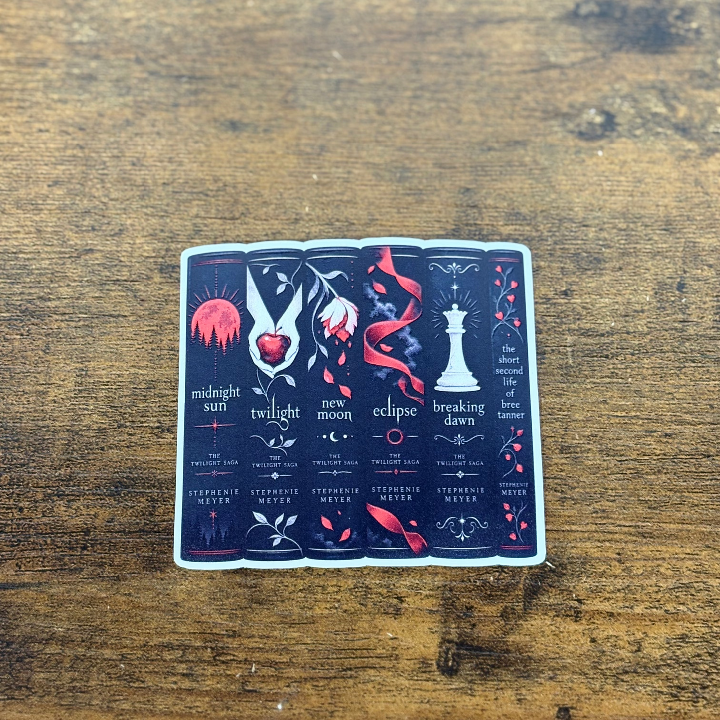 Vampire Wolf Books White Vinyl Stickers