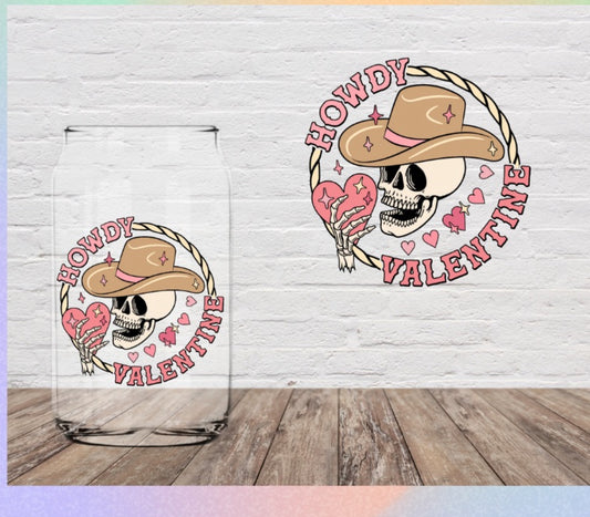 Howdy Valentine 4" UV DTF