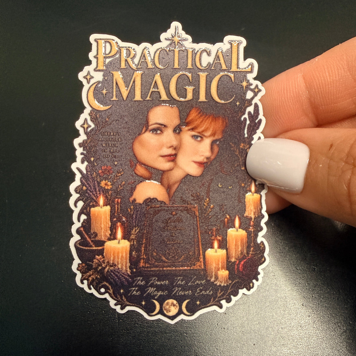 Practical White Vinyl Sticker