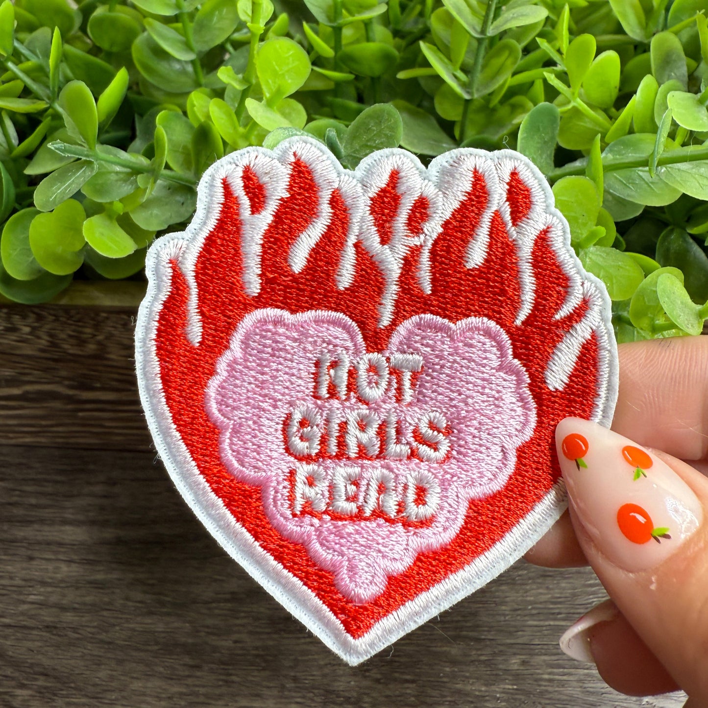 Hot Girls Read Embroidered Small Patches