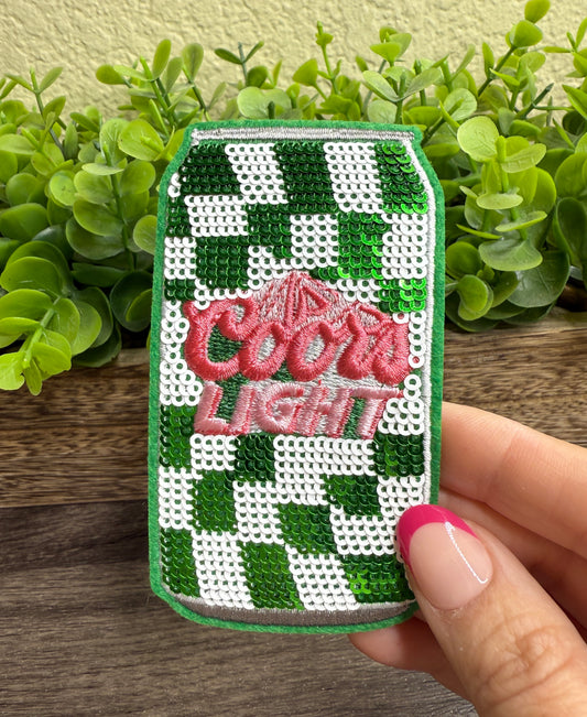Green Beer Sequin Small Patches